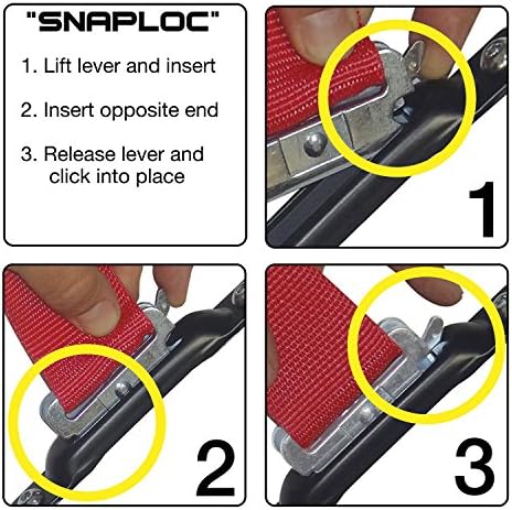 Универсален електронен каишка SNAPLOCS 2 x12, 2 опаковки (САЩ!) Също така се използва за свързване на няколко колички-колички