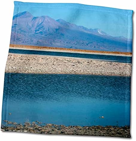 3дРосе Сан Педро де Атакама, Сехар, три езерото, разположени варят в подсолена езерото. - Кърпи (twl-228741-3)