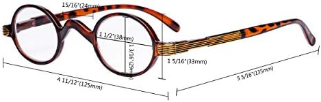 Eyekepper Спестете 10% на 1 опаковка бифокальных слънчеви очила с кръгли считывателями на извори, и 1 пакет малки овални кръгли слънчеви очила за четене Деми Tortoise +1,00