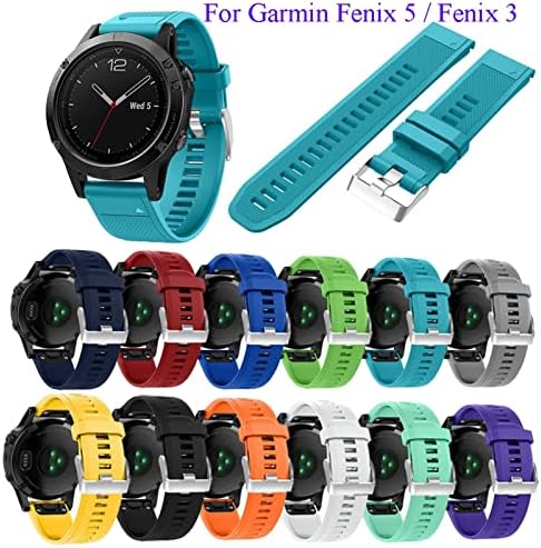 Модни сменяеми силиконови каишки за ръчни часовници FEHAUK Каишка за часовник Garmin Fenix 5X/Fenix 3 с инструменти и аксесоари