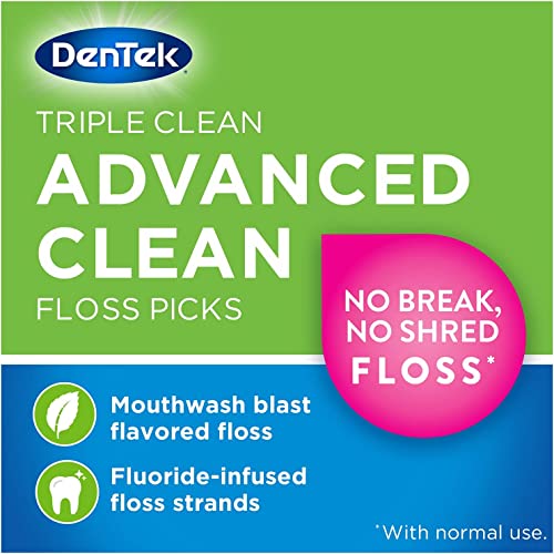 DenTek Professional-Подходящ за максимална защита на зъбите + клечки за Зъби DenTek Triple Clean Advanced 150 бр.