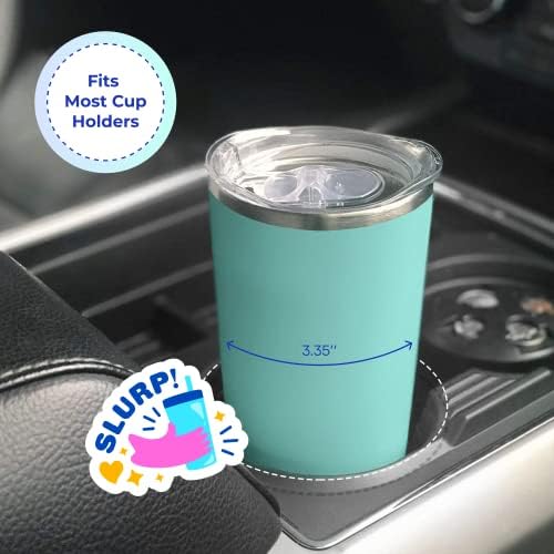 Най-добрият чаша за учители - Пътен чаша с изолация от неръждаема стомана с капак и соломинкой - Подаръци за учителите