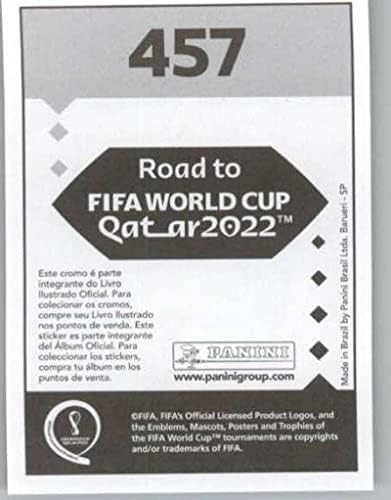 Етикети Панини 2021: Пътят към световното първенство по футбол FIFA 2022 в Катар 457 Енд Стивънс, Ирландия, Търговската