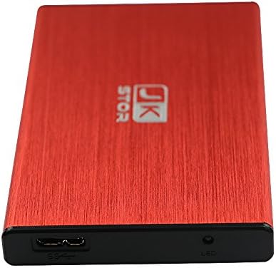 (Опаковка от 25 парчета) на Едро Външен преносим корпус USB 3.0 за 2,5 външен твърд диск SATA (гаранция 2 г.) (червен)