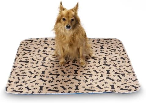 За многократна употреба подложки за малки кученца - Мини Миещи тампони за дресура на куче (е Сив, голям 32 x 36)