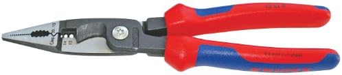 Knipex Tools 13 82 8, 6 в 1 ел. инсталации Клещи с удобна дръжка, червени и сини
