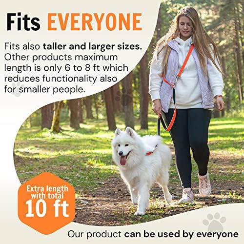 Многофункционален каишка за кучета Hundefreund (6 в 1), Регулируема дължина 10 метра, Универсален за средни и Големи кучета,