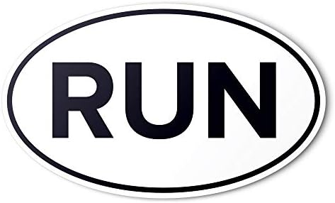 Vinyl Стикер върху Бронята на колата на Майстора, със защита от ултравиолетови лъчи за спорт и начин на живот - Run