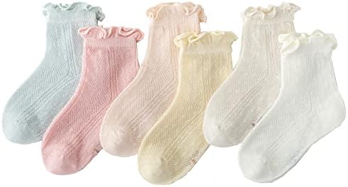 Чорапи за момичета Mcool Mary Kids, Сладки Чорапи с рюшами на Щиколотке за момичета 3-4 години, Чорапи за момичета 2-3