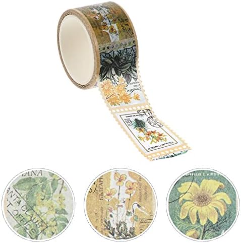 COHEALI Vintage Decor 8 опаковки лепило ленти за васи реколта пощенска цветна лента за бродерия японската тиксо