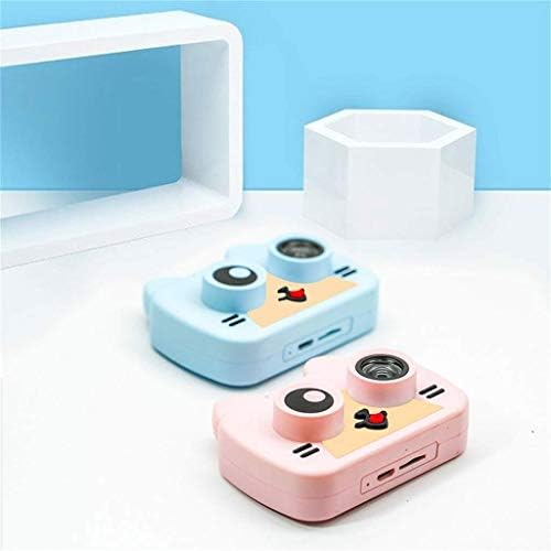 Детски цифров фотоапарат LKYBOA за запис на снимки и видео, Умна мини-играчка за момичета (8,2X5,8X3,1 см) (Цвят: A)