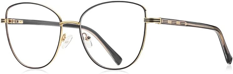 RESVIO Мъжки Дамски Очила За Четене Големи Метални Квадратни Ридеров Ръчно изработени Златисто-Черен