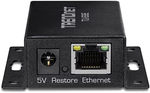 TRENDnet TU-S9E, 1-Port Serial конвертор на IP в Ethernet, Черен