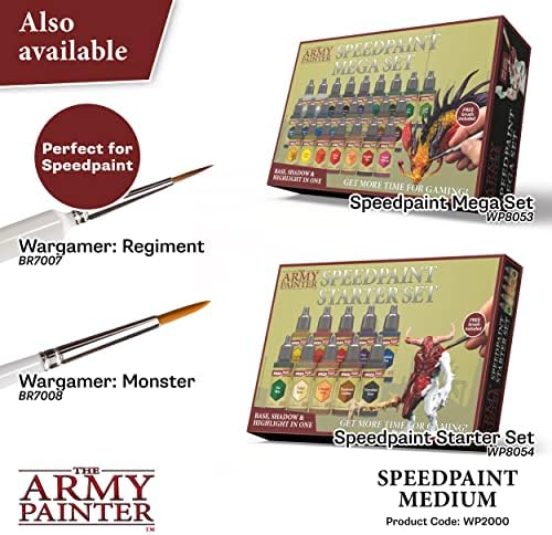 The Army Painter Speedpaint Medium Speedpaint - Акрилна боя за Бродерия, Нетоксичная Силно Пигментированная боя на водна