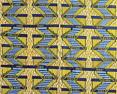 Африканска плат двор Мека оригинална тъкан от този восък Анкара Африканска плат с принтом за сватбената рокля На памук