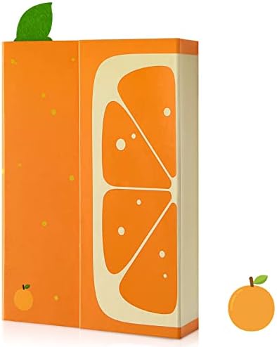 Записная награда Kisdo Fruit Вестник с магнитен капак, класическа записная книжка за рисуване, Сладък Плодов Дневник за деца, ученици, учители, 224 страници, 5,3x7,6 инча (ора?