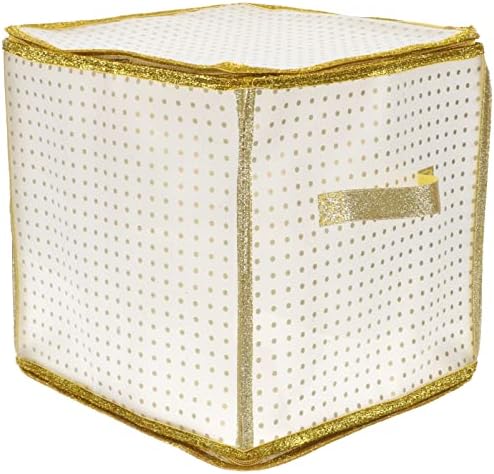 Кутия за коледни топки Cabilock Кутия за коледна украса Побира до 75 Коледни топки Органайзер за съхранение на Бижута