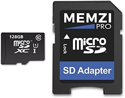MEMZI PRO 128 GB, Клас 10 80 Mb/s. Карта памет Micro SDXC с SD адаптер за Мобилни телефони на LG от серията G