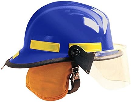 Пожарникар каска MSA 660CXSY Cairns Метро с предпазни очила ESS, стандартна подплата фланела, ухо Nomex, быстросъемным