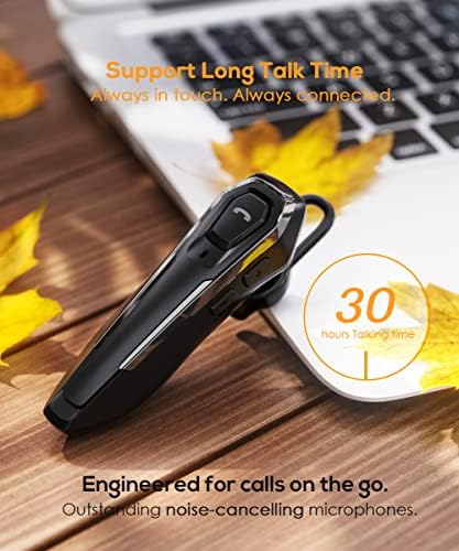 Слушалки с костна проводимост ZOUKAI Ear-Клип Bluetooth 5.3, Безболезнен Безжични Слушалки от отворен скоба за ушите, Водоустойчив Мини-слушалки за бягане, намаляване на шума