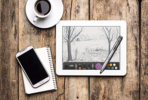 Активен цифров стилус Broonel Silver Mini Fine Point, съвместим с работна станция HP ZBook Studio x360 с диагонал на екрана