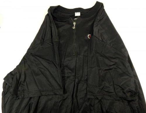 На 1990-те години Атланта Хоукс Пусна Черна Тениска за стрелба с 3XL DP44683 - Използвана от играта НБА