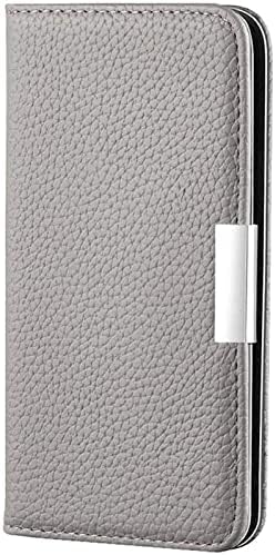 Шарнирен калъф за телефон GHFHSG с магнитен притегателен, със стойка, с шарени Личи, устойчив на удари Чанта-портфейл за iPhone 12 Pro Max (2020 г.) 6,7 инча [Държач за карти] (Цвят: с