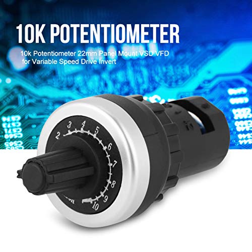 Потенциометър с с променлива скорост от 22 mm До 10 Ω, Потенциометър с Един Кръг, Инверторен Преобразувател на Въртящия