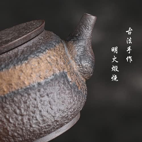PAYNAN 220 мл Китайската Традиционна Груба Керамика Кунг-фу Чайник Кунг-Фу Чай Комплект за Декорация на Дома