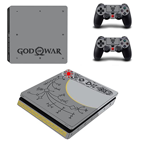За PS4 SLIM - Играта GOD The Best OF WAR PS4 - Кожа конзоли и контролери PS5, Винил кожа за Playstation New DUC-569