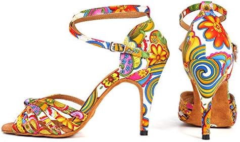 DKZSYIM/ Женски Професионални Обувки за Латино Танци, Бални Обувки за Сватба, за да се изяви, Модел L354