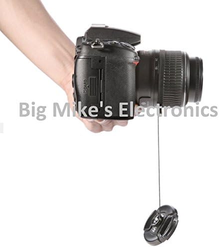 77 мм Универсална Защелкивающаяся капак на обектива За Nikon 24-120 мм f/3,5-5,6 G ED-IF с автоматичен Фокус VR Nikkor Zoom Обектив + Държач капак + Кърпа за почистване от микрофибър