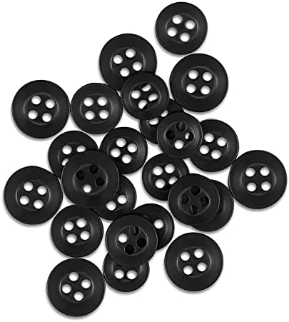 buttonMode Стандартните копчета за ризи 22 бр. В комплекта са включени 8 копчета отпред ризи (11 мм или 7/16 инча), 7 копчета