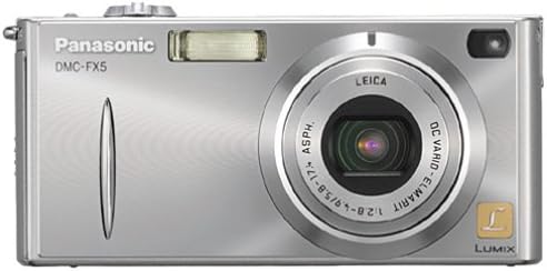 4-Мегапикселова цифрова камера Panasonic DMC-FX5S с 3-кратно оптично увеличение