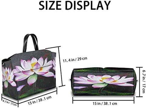 Чанта за Пелени с Изображение на Лотос, Голяма Пътна Чанта за Пелени с Цветен Модел, Детска Чанта, Многофункционални Чанти