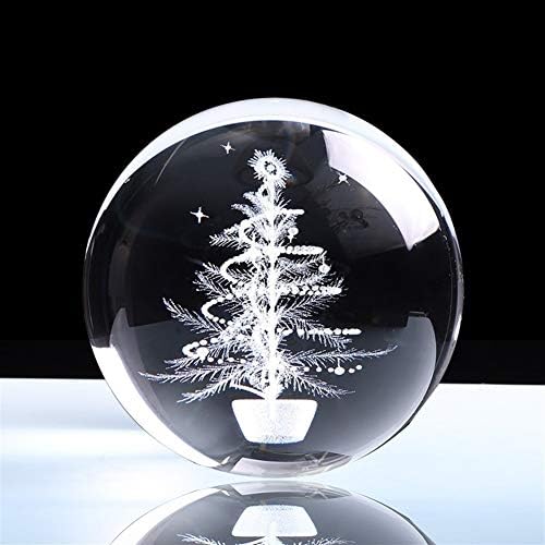 WCPJYZQ 60 mm/80 mm 3D Кристална Топка, Стъклена Гравированная Умален модел на Земята Сфера Кристал Занаятчийски Украшение