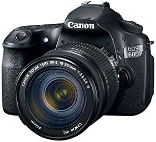 Canon EOS 60D 18-мегапикселова цифрова slr камера CMOS с обектив EF-S 18-200 mm f / 3.5-5.6 IS (спиране на производството