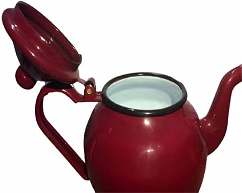 n/a Реколта Емайл кана за чай, Чайник с Капак, 12 См чайникът