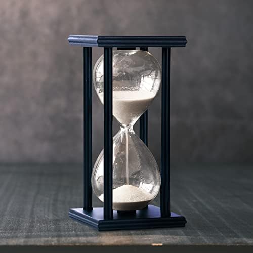 Пясъчен Таймери под формата на Пясъчен часовник на 60 минути, Голям Пясъчен Таймер подарък, Декоративни Дървени Пясъчен Часовник, Реколта Пясъчен Таймери за декор н
