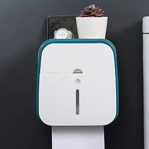 Anncus Етажерка за тоалетни Кърпички, монтиран на стената Рафтове За съхранение, Притежател на телефон в Банята,
