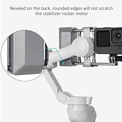 Адаптер за прикрепване на стабилизиращ фактор на камера от алуминиева Сплав, Точна Обработка с ЦПУ за екшън камери