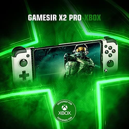 GameSir X2 Про - Гейминг контролер за мобилни устройства Xbox за Android Type-C (100-179 мм), контролер за телефони xCloud, Stadia, Luna - Игрален абонамент Xbox Game Pass Ultimate на 1 месец -Чрез зарежда