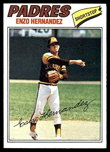 1977 Topps # 522 Енцо Ернандес Сан Диего Падрес (Бейзболна картичка), БИВШ Падрес