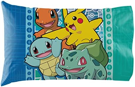 Northwest Pokemon First Starters Комплект от 5 теми с пълна легло в Чантата, 78 x 86