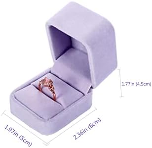 Кадифе малка кутийка за Пръстени FAYADA, Класически Калъф за Пръстени, Подарък Кутия за Обеци, Бижута за Годеж, Оферти,