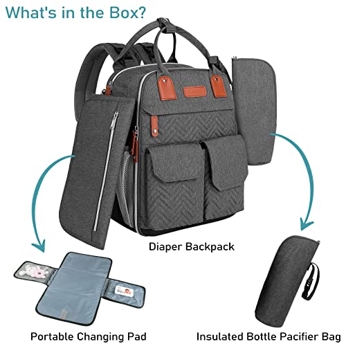 Раница-чанта за памперси, Големи Детски Чанти SIMBOOM за момчета и Момичета, Водоустойчив Пътни Чанти за Памперси
