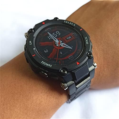 Каишка за часовник От Неръждаема Стомана CYSUE 316L За смарт Часа Amazfit T-REX Outdoor Sports Strap
