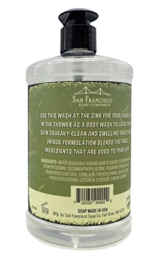 Сапун San Francisco Company е с аромат на коняк и ванилия за мъже за измиване на ръце и тяло