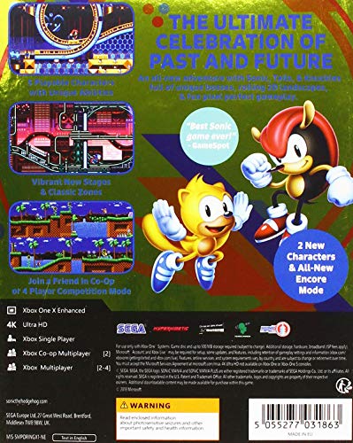 Sonic Мания Plus (Xbox One)