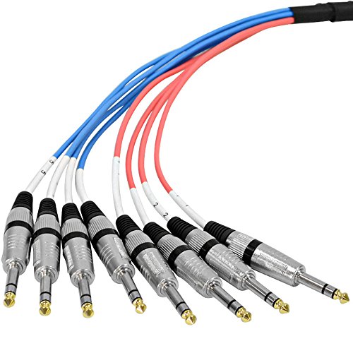 Сеизмичен аудиомагнитофон - SAXT-8x5M - 8-канален 5' XLR штекерный кабел 1/4 TRS Snake Кабел